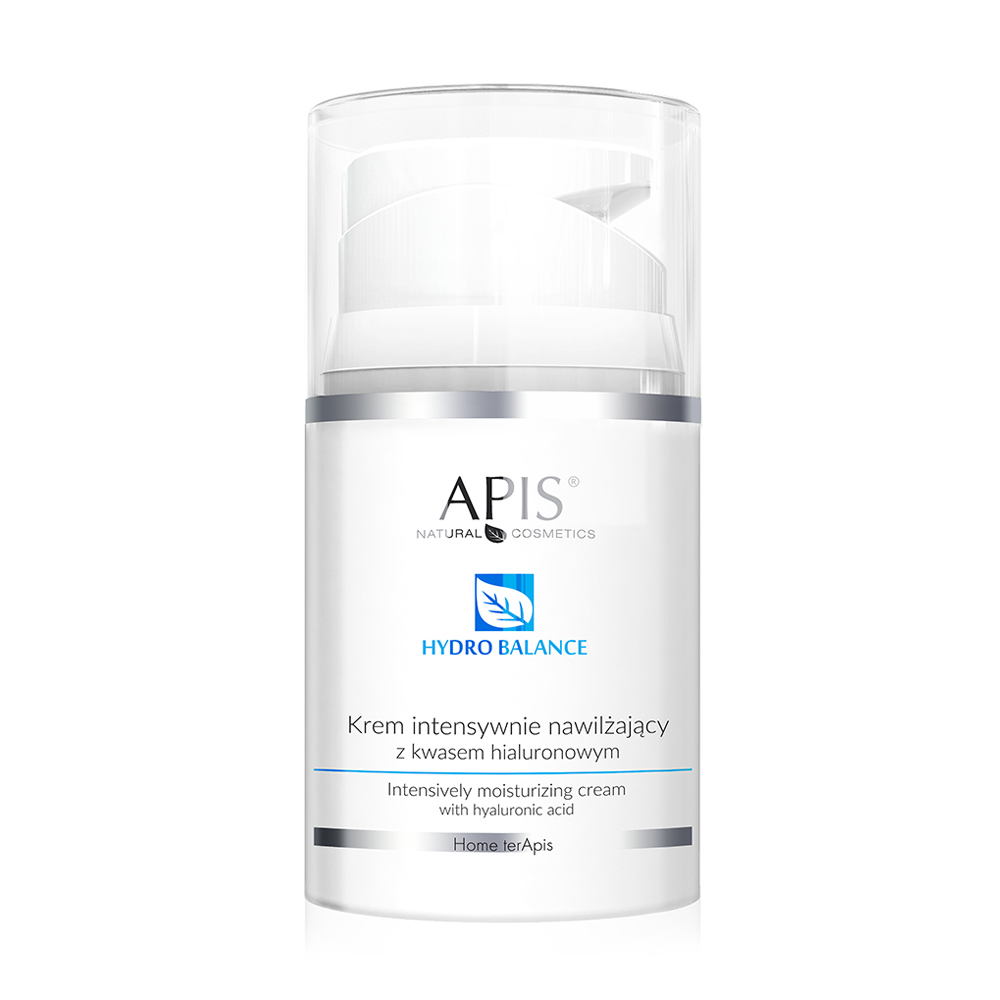 Зволожувальний крем для обличчя Apis Natural Cosmetics Hydro Balance Intensive Moisturizing Cream з гіалуроновою кислотою, 50 мл